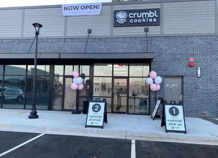 Crumbl Cookies storefront, Marietta GA