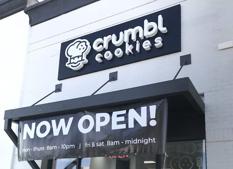 Crumbl Cookies storefront, Sandy Springs GA