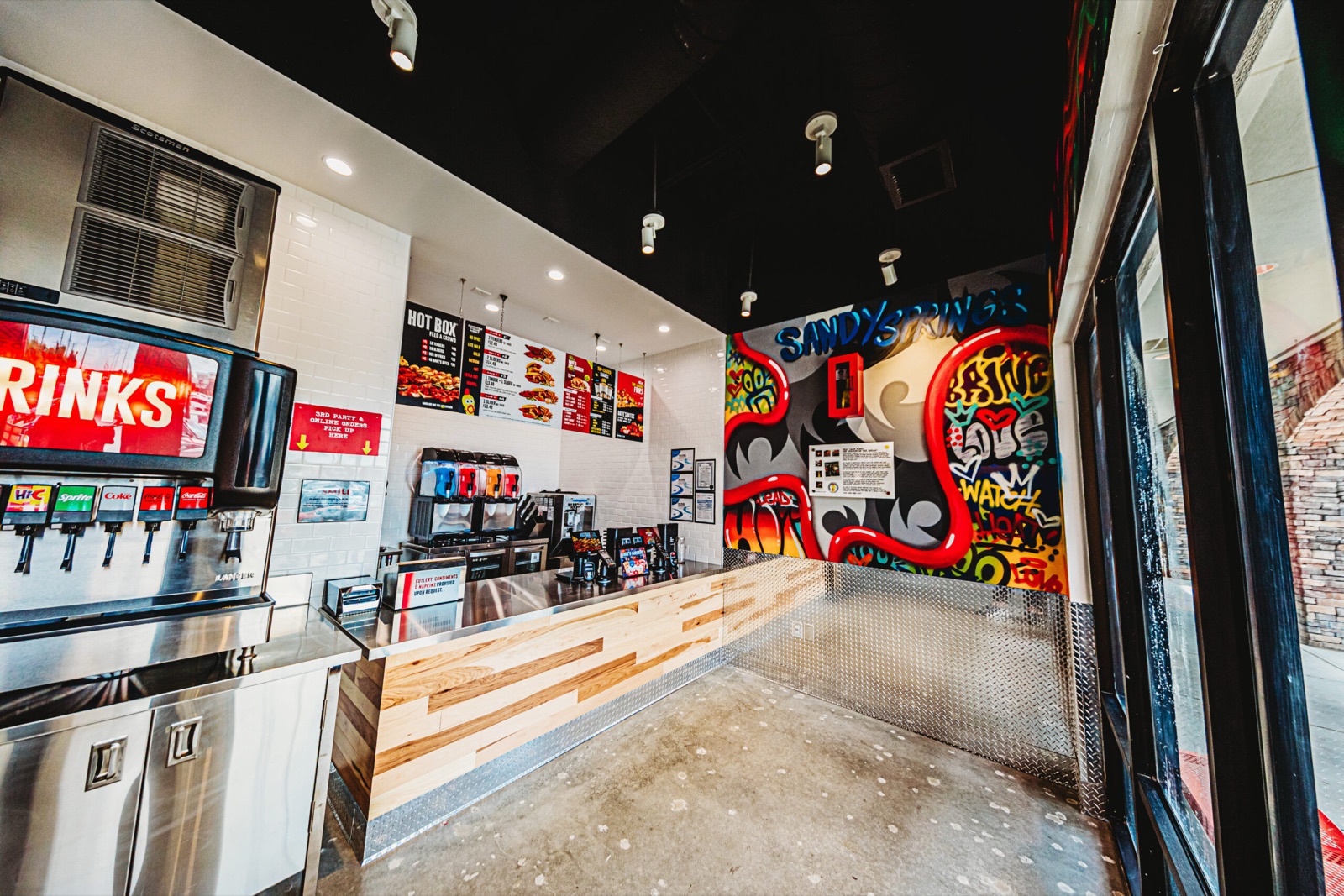 Dave's Hot Chicken storefront, Sandy Springs GA